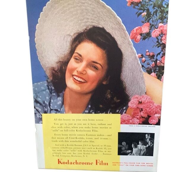 Vintage 1941 Kodak Kodachrome Film Ad Advertisement - Picture 3 of 4